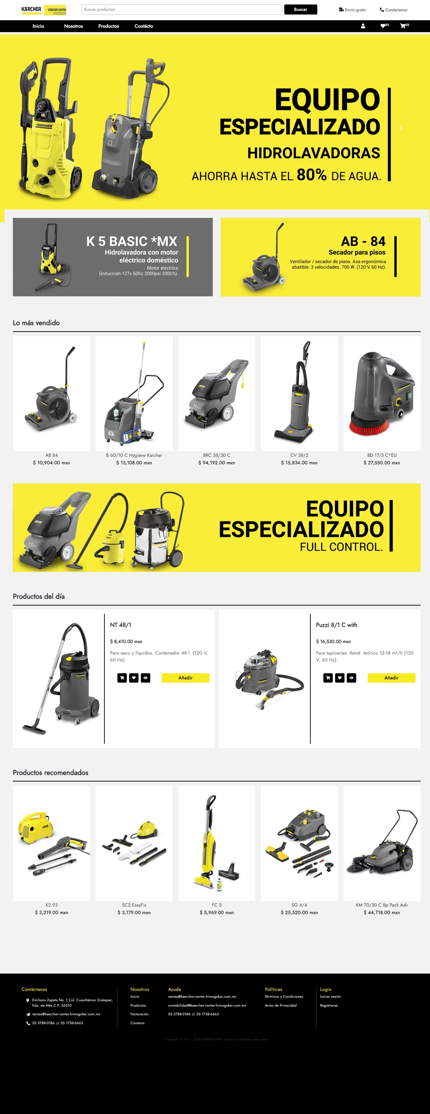 Tienda de equipo especializado